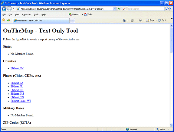 Step 2: Choose Geography of Interest